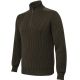 Ловен пуловер BERETTA Dover Half Zip Tech Brown 