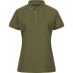 Дамска ловна поло тениска Blaser Allover Lady Dark Olive / Black